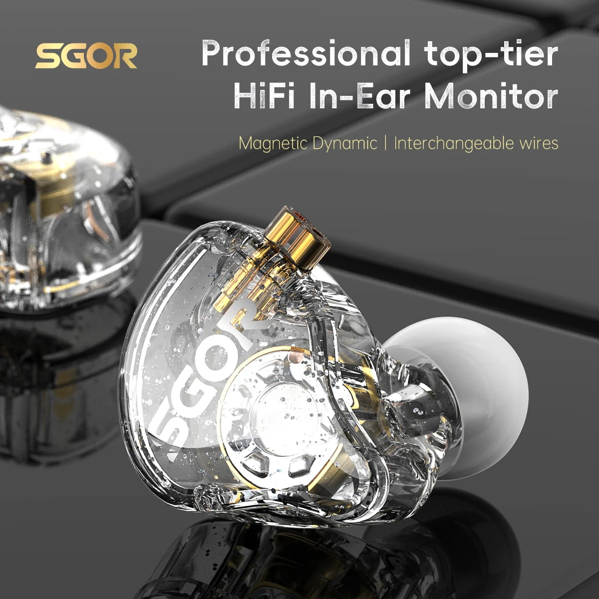 Wired Earphone Lightning - SGOR SG01 หูฟังไดนามิก HIFI เบสหนัก หูฟังแบบใส่ในหู