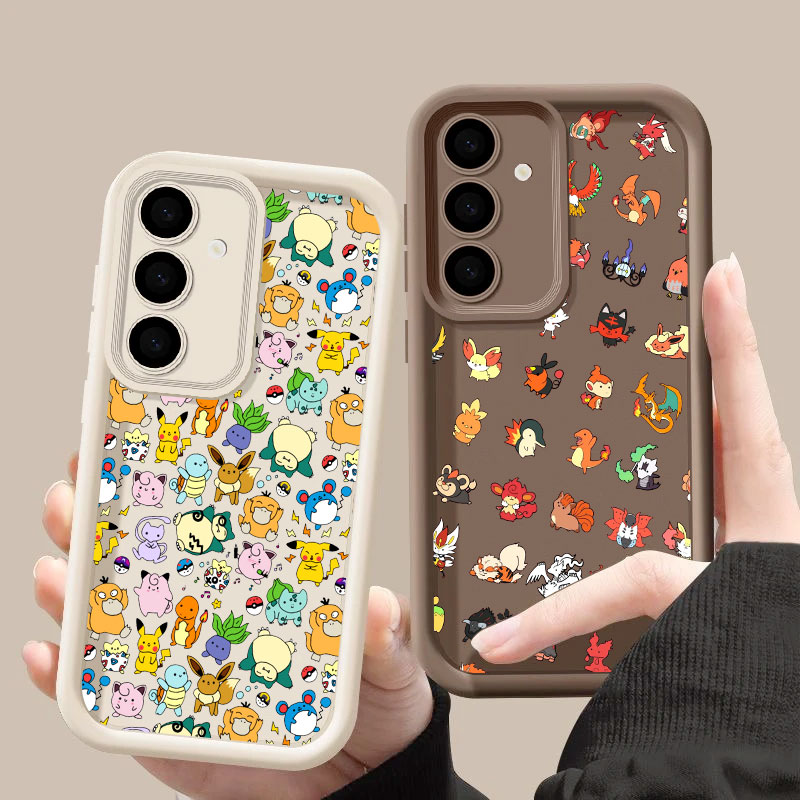 Samsung Galaxy S24 - เคสการ์ตูนโปเกมอนน่ารัก S26 Ultra สำหรับ Samsung Galaxy
