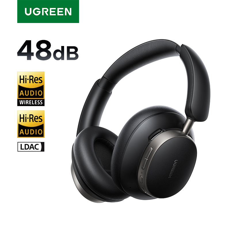 Wired Earphone Lightning - UGREEN Studio Pro 48dB ANCหูฟังไร้สายหูฟังบลูทูธตัดเสียงรบกวนHi-Res LDAC