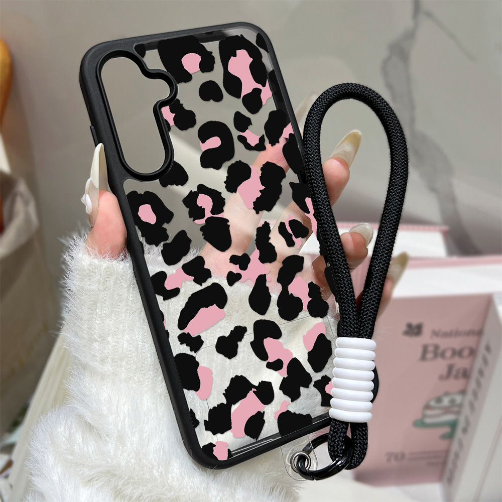 Samsung Galaxy A55 - เคสโทรศัพท์ลายเสือดาวสำหรับ Samsung Galaxy S25 S26 Ultra