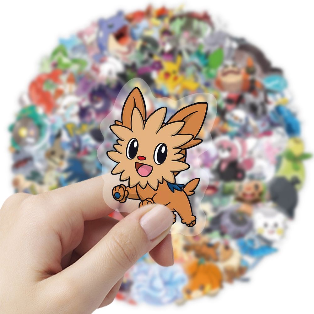 สติ๊กเกอร์โปเกมอน 100 ชิ้น ลาย - Tablet Cute Accessories บทวิจารณ์และราคา