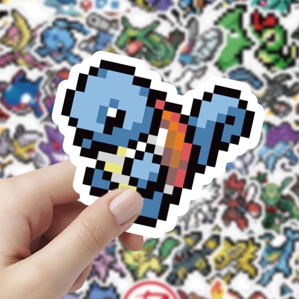 สติกเกอร์โปเกมอนพิกเซล 60 ชิ้น - Tablet Cute Accessories บทวิจารณ์และราคา