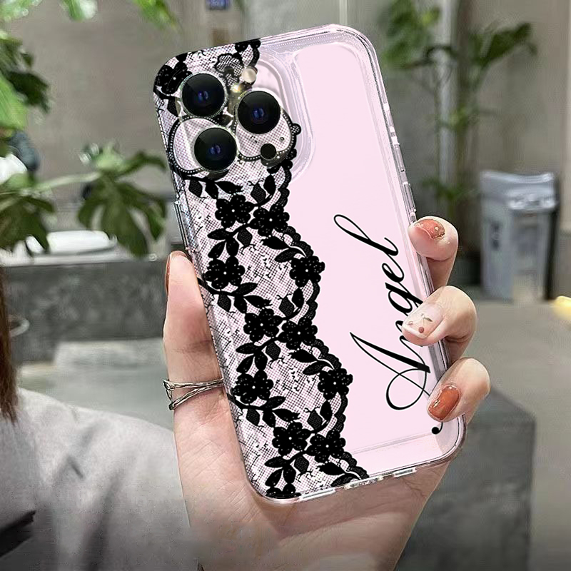 เคสโทรศัพท์ลายลูกไม้สีดำขาวใหม - Samsung Galaxy A55 บทวิจารณ์และราคา