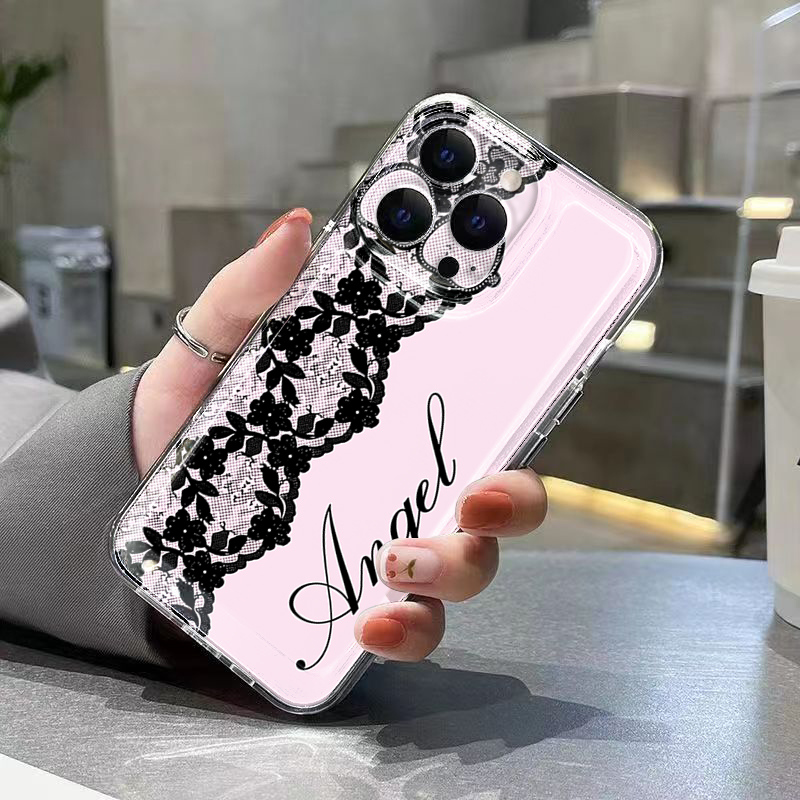 เคสโทรศัพท์ลายลูกไม้สีดำขาวใหม - Samsung Galaxy A55 บทวิจารณ์และราคา