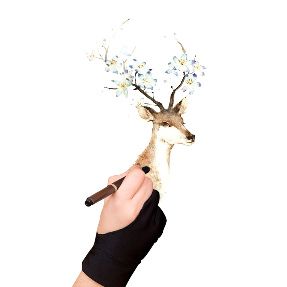 ถุงมือวาดภาพสองนิ้วสำหรับศิลปิ - Drawing Glove Artist บทวิจารณ์และราคา
