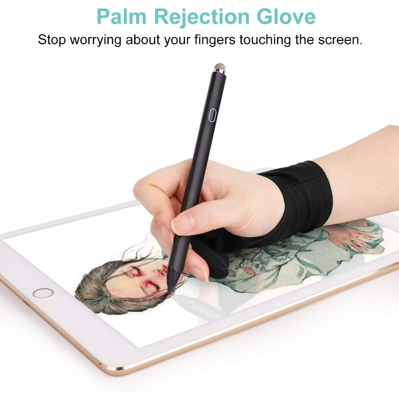อะคริลิคไฟเบอร์ Anti-touch ถุง - Drawing Glove Artist บทวิจารณ์และราคา