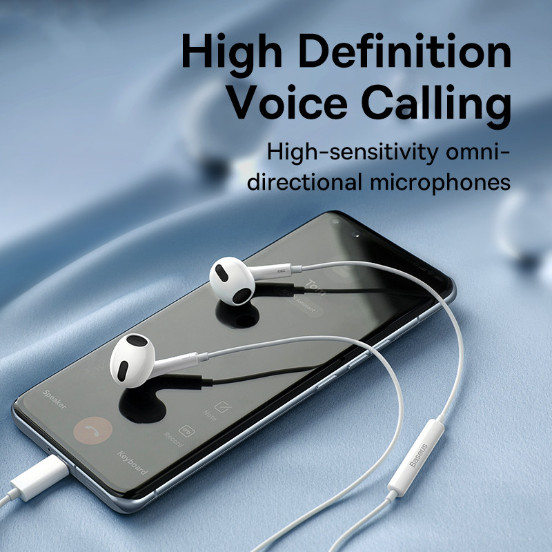 Baseus C17 Type-Cหูฟังในหูหูฟั - Wired Earphone Lightning บทวิจารณ์และราคา