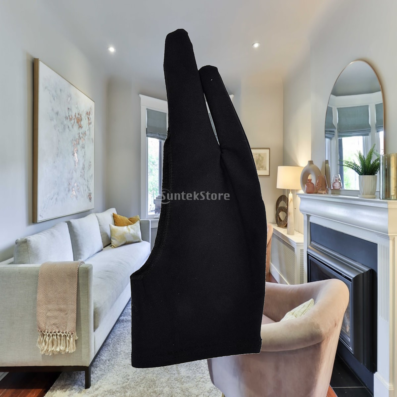 ถุงมือวาดภาพสำหรับศิลปิน แบบสอ - Drawing Glove Artist บทวิจารณ์และราคา