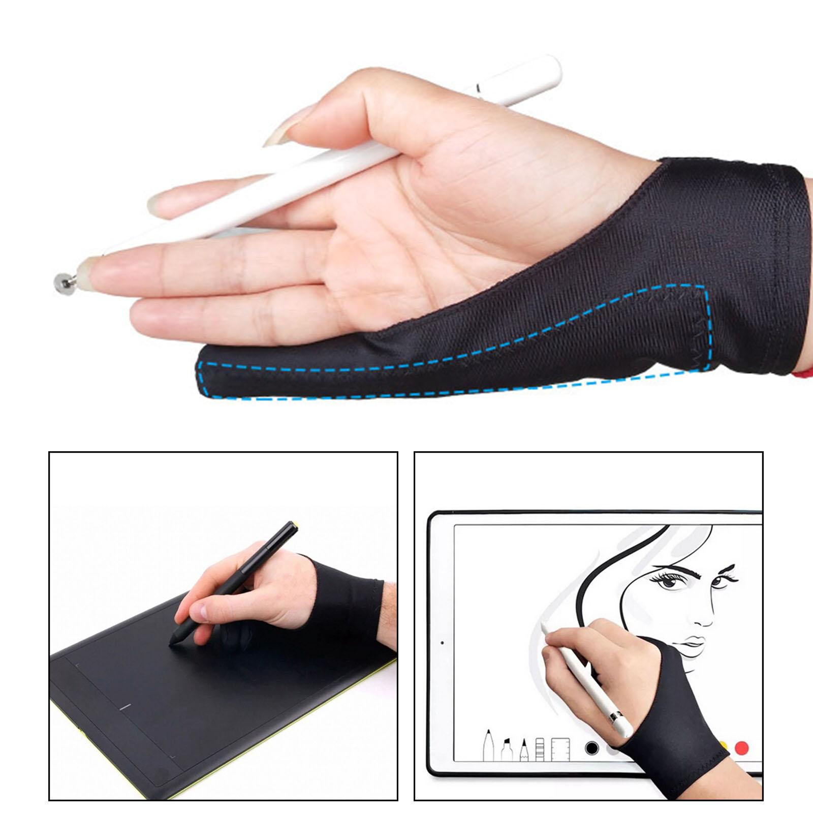 ถุงมือวาดภาพสำหรับศิลปิน แบบสอ - Drawing Glove Artist บทวิจารณ์และราคา