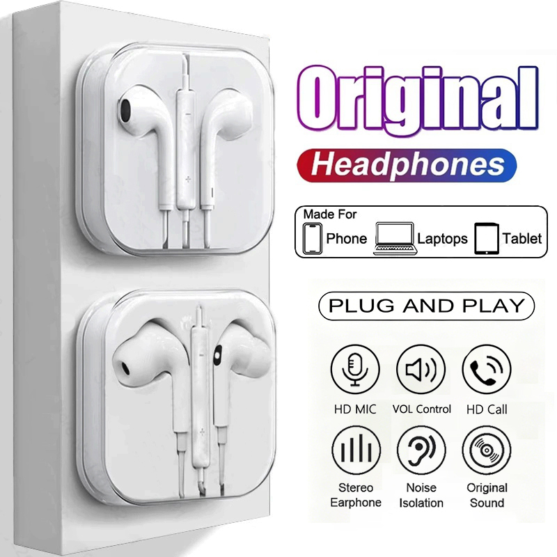 หูฟังแบบเสียบในหู รุ่นดั้งเดิม - Wired Earphone Lightning บทวิจารณ์และราคา